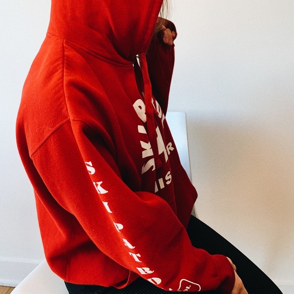 ski patrol red hoodie - Picture 2 of 4